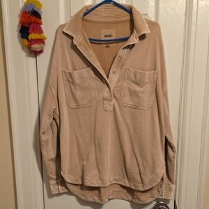 NWOT Aerie Beige SWEATSHIRT